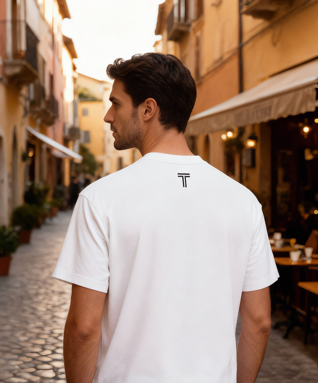 Premium box tee white